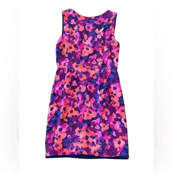 Hutch Floral Silk Scoop Back Sleeveless Dress Size 6 - Picture 1 of 10